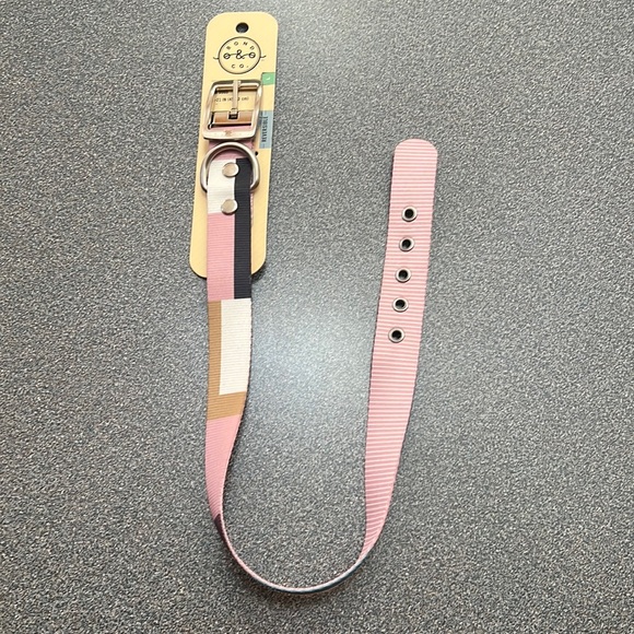 π Bond & Co Reversible Dog Collar NWT Large